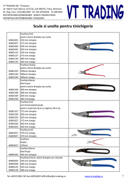 Download: Scule si unelte pentru tinichigerie