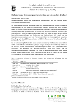 Herbstzeitlose - Ma&szlig;nahmen zur Bek&auml;mpfung im artenreichen