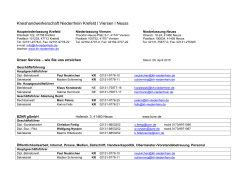 Telefon- und E-Mail-Verzeichnis - Kreishandwerkerschaft Niederrhein