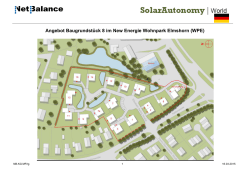 Angebot Baugrundstück 8 im New Energie Wohnpark Elmshorn (WPE)