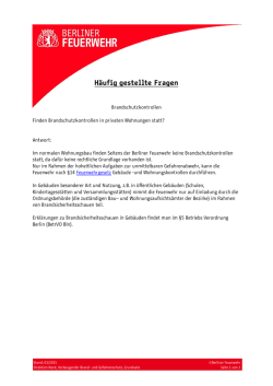 H&auml;ufig gestellte Fragen