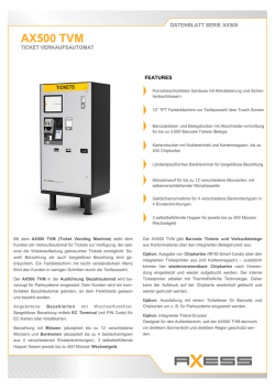 AX500 TVM - teamaxess.com