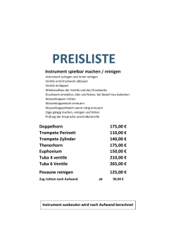 PREISLISTE