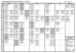 Gymnastikprogramm MTV M&uuml;nchen v. 1879 e.V.