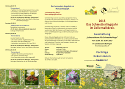 2015 Das Schmetterlingsjahr im Zollernalbkreis