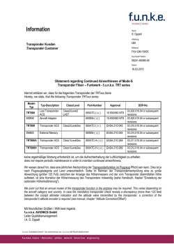 Information - funke AVIONICS GmbH