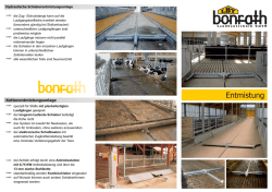 Entmistungsanlagen - Josef Bonrath Landbautechnik GmbH