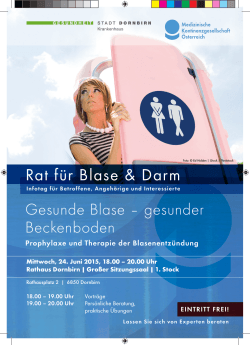 Einladung zur Veranstaltung am 24.6. in Dornbirn