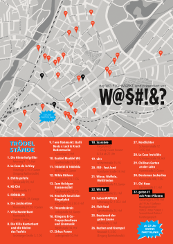 WG FLOHMARKT-Stadtplan 2015 - WG