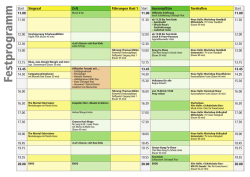 Festprogramm