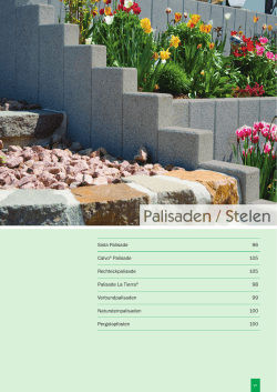 Palisaden / Stelen - Cementwaren Kobler GmbH