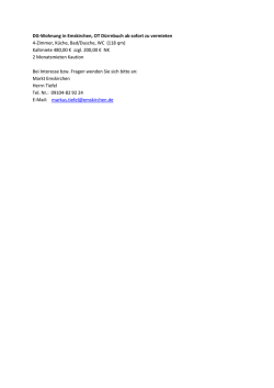 DG-Wohnung in Emskirchen, OT Dürrnbuch ab