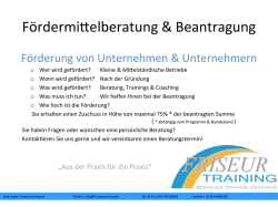 Informationen - Friseurtraining
