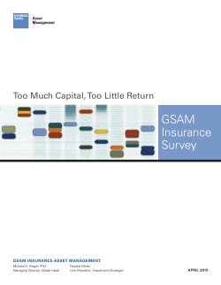GSAM Insurance Survey