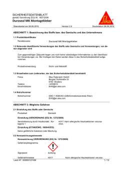 Duroseal MK Montagekleber