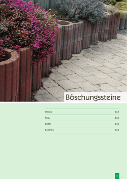 Böschungssteine - Cementwaren Kobler GmbH