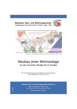 Wohnanlage Auricher Str. 55 - Beamten-Bau