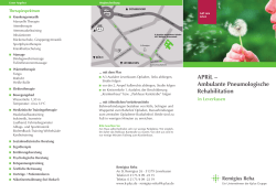 APRiL &ndash; Ambulante Pneumologische Rehabilitation in Leverkusen