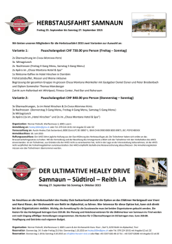 - Austin Healey Club Switzerland