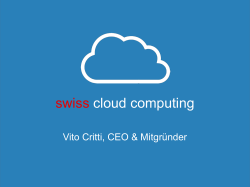 swiss cloud computing