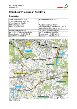 Projektreport A 33 Abs 7.1_April 2015 - Halle