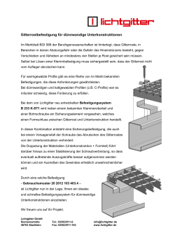 Info-PDF zum neuen Befestigungsmaterial