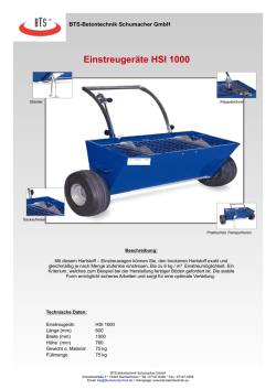 Informationsblatt PDF - - BTS Betontechnik Schumacher