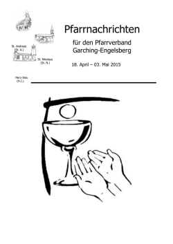 GOTTESDIENSTORDNUNG vom 04 - Katholischer Pfarrverband