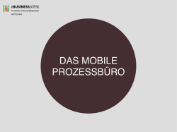 Mobiles Prozessb&uuml;ro - Mittelstand Digital