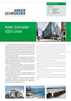 Anker Schroeder ASDO GmbH