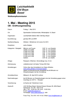 1. Mai - Meeting 2015