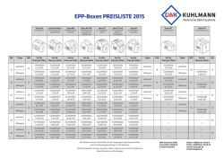 EPP-Boxen PREISLISTE 2015