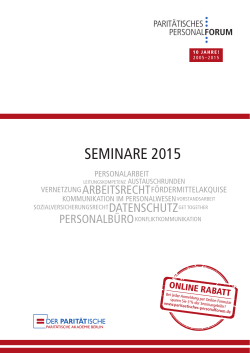 pdf Seminarkalender 2015 - Parität