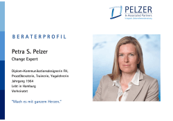 Beraterprofil Petra S. Pelzer