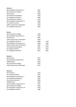 Herren A SKV Seenplatte-Vorpommern I 3452 KKV Vorpommern