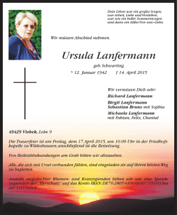 Ursula Lanfermann - ov