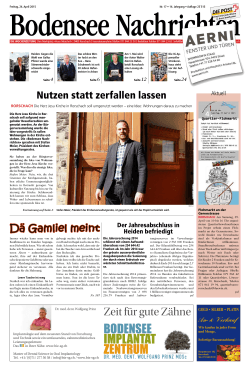 Rorschach - Aktuelle Ausgabe