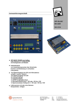 Automatisierungstechnik SPS BASIC BOARD SO-1214