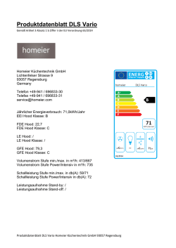 Produktdatenblatt DLS Vario