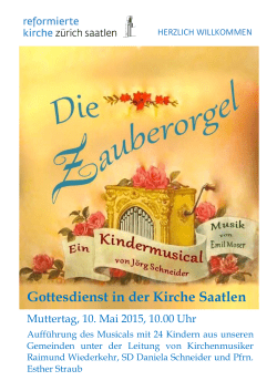 Gottesdienst in der Kirche Saatlen