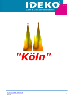 HTTP://WWW.IDEKO.DE K&Ouml;LN 1