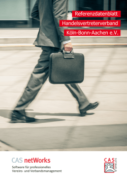 Handelsvertreterverband K&ouml;ln-Bonn-Aachen