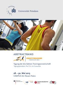 können Sie den Tagungsband [Krafttraining «Kraftvoll durchs Leben