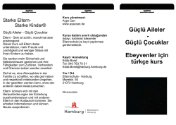 G&uuml;&ccedil;l&uuml; Aileler - G&uuml;&ccedil;l&uuml; &Ccedil;ocuklar Ebeyvenler i&ccedil;in