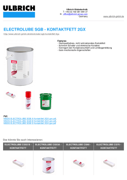 ELECTROLUBE SGB - KONTAKTFETT 2GX