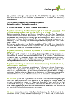 Hausinterne Stellenausschreibung