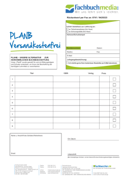 PlanB Einzeln - Fachbuchmedia GmbH