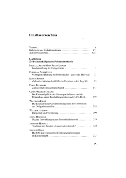 Festschrift F&uuml;r Wolfgang Wiegand Zum 65. Geburtstag