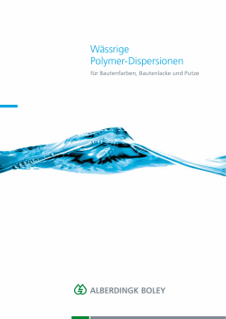 Wässrige Polymer-Dispersionen