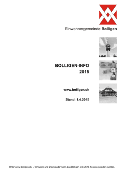 BOLLIGEN-INFO 2015
